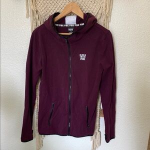 Victoria's Secret Purple Bomber Jacket Fleece Full-Zip